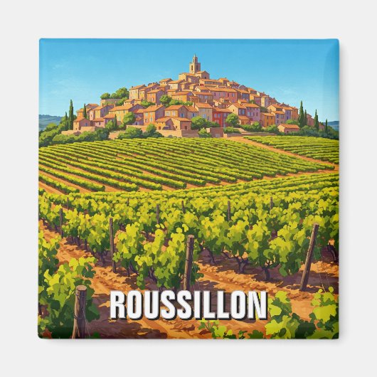 Roussillon Frankrijk Reizen Magneet (Voorkant)