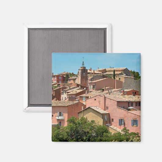 Roussillon in Frankrijk Magneet (Voorkant / Achterkant)