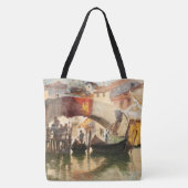 Roussoff’s Venetië kunsttassen Tote Bag (Achterkant)