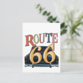 rout 66-US  Feestdagenkaart (Staand voorkant)