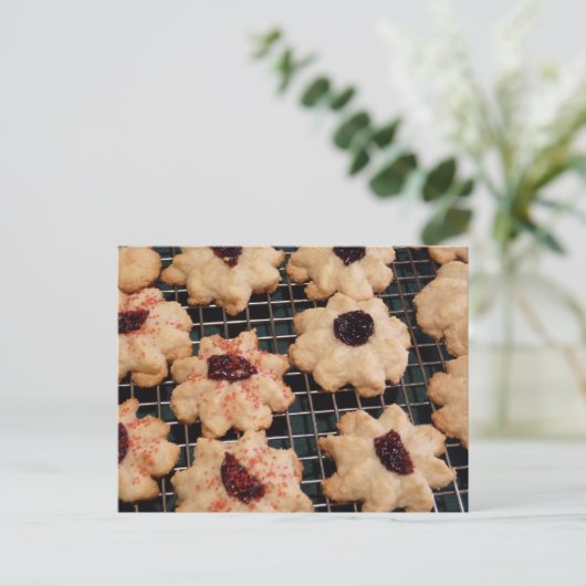 Rout Biscuits Cookie Recipe Post Card Briefkaart (Staand voorkant)