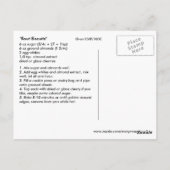 Rout Biscuits Cookie Recipe Post Card Briefkaart (Achterkant)