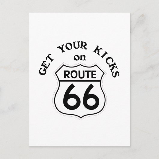 route66 briefkaart (Voorkant)