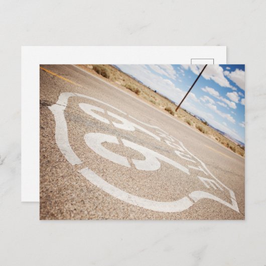Route66 Briefkaart (Voorkant / Achterkant)