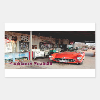 Route66 Hackberry Rechthoekige Sticker