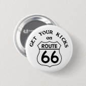 route66 ronde button 5,7 cm (Voorkant /achterkant)