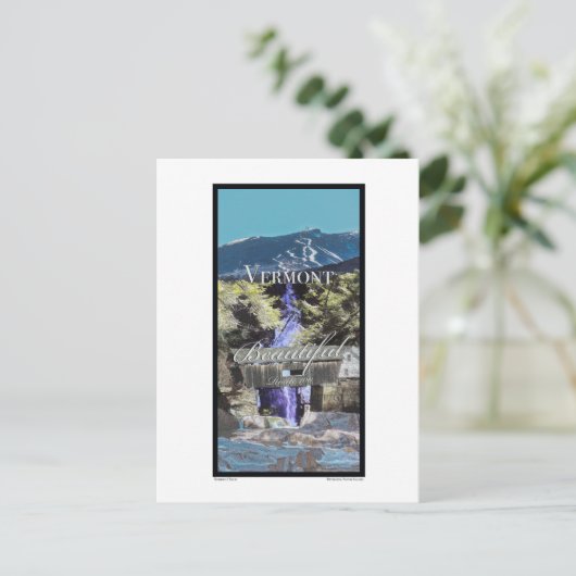 Route 100, Vermont Briefkaart (Staand voorkant)
