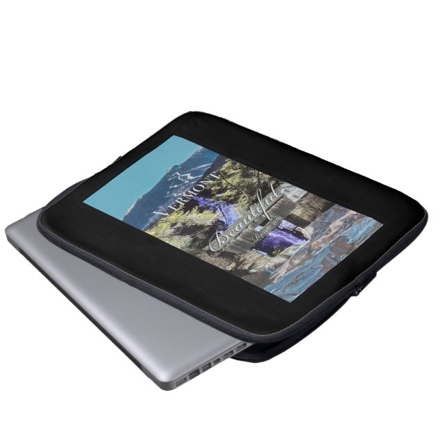 Route 100, Vermont Laptop Sleeve (Voorkant onderkant)