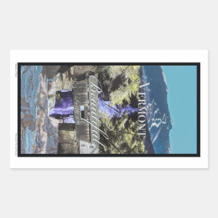 Route 100, Vermont Rechthoekige Sticker