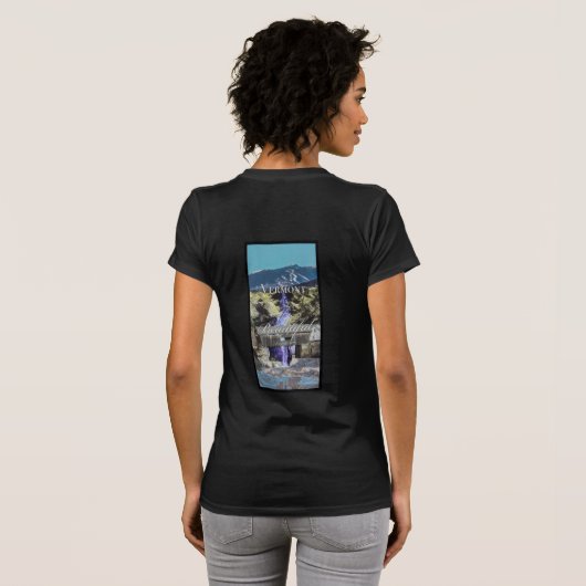 Route 100, Vermont T-shirt (Achterkant volledig)