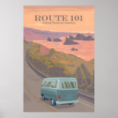 Route 101 VS Reisposter Poster (Voorkant)