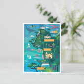 Route 1 Californisch Briefkaart (Staand voorkant)