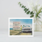 Route 1, Key West, Florida Retro  Briefkaart (Staand voorkant)