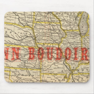 Route 2 van koningin en halve maan muismat