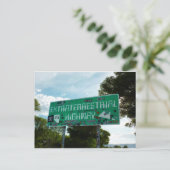 Route 375, Buitenaardse Briefkaart op de weg (Staand voorkant)