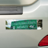 "Route 375", "Extraterrestrial Highway" Bumper Bumpersticker (Op auto)