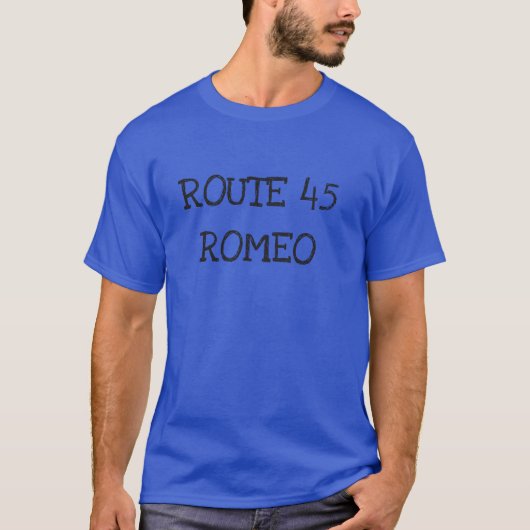 Route 45 Romeo T-shirt (Voorkant)