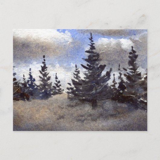 "Route 55 Clouds #3" Briefkaart Landwegen (Voorkant)