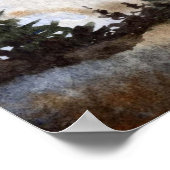 Route 55 de Druk van de Kunst van Wolken Poster (Hoek)