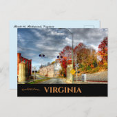 Route 60 Richmond Virginia Briefkaart (Voorkant / Achterkant)
