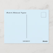 Route 60 Richmond Virginia Briefkaart (Achterkant)