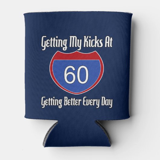 Route 60th Birthday Blikjeskoeler (Voorkant)