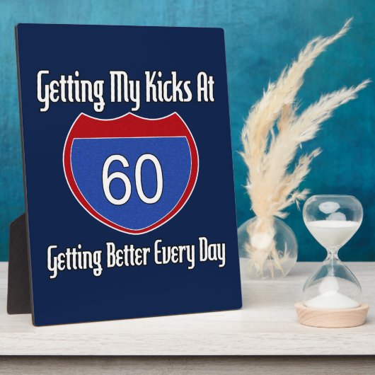 Route 60th Birthday Fotoplaat (Zijkant)