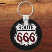 Route 666 sleutelhanger (Voorkant)