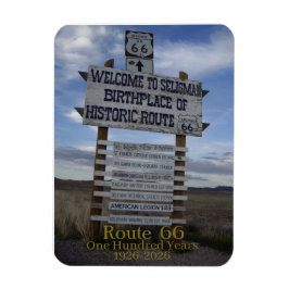 Route 66 - 100 - Honderd Jaar Oud 1026 -2026 Magneet