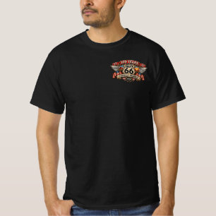 Route 66 100 Jaar Mother Road Vintage Heren T-Shir T-shirt