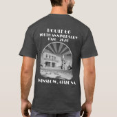 Route 66-100 Years Monochrome Winslow Arizona Back T-shirt (Achterkant)