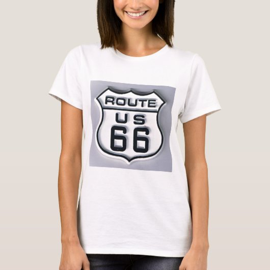 Route 66 3-D-uitziend T-shirt (Voorkant)
