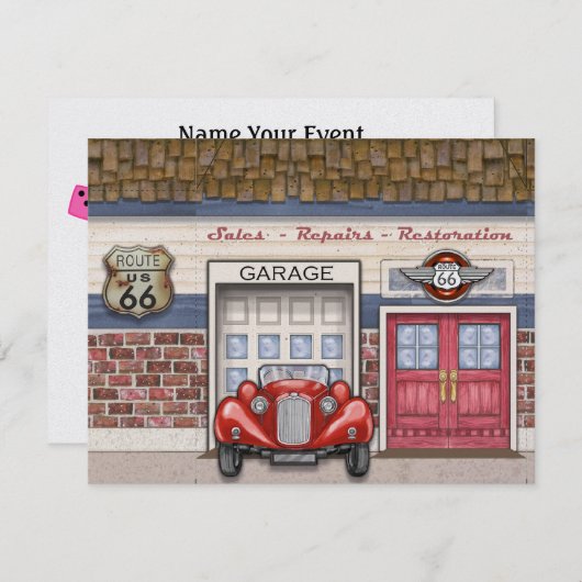 Route 66 - #3 - SRF Kaart (Voorkant / Achterkant)