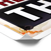 Route 66 - 700 mijl woestijn wegbord poster (Hoek)