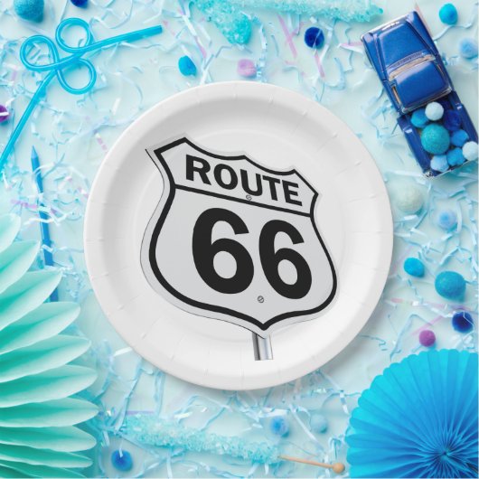 Route 66 9-inch bord (Feest)