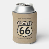 Route 66 (aanpasbaar) blikjeskoeler (Blikje Achterkant)