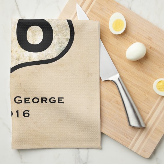 Route 66 (aanpasbaar) theedoek (Quarter Fold)