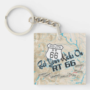 Route 66 acrylkeychain 15e sleutelhanger