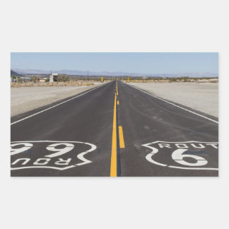 Route 66, Amboy (Californië, Verenigde Staten) Rechthoekige Sticker