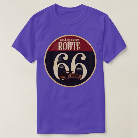 Route 66 America Highway T-shirt (Design voorkant)