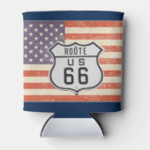 Route 66 American Flag Blikjeskoeler (Voorkant)