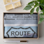 Route 66 Americana Vloeipapier Tissuepapier (Geschenk)