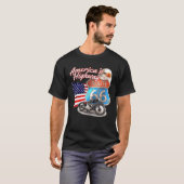 Route 66 - America's Highway Road Trip USA Motorcy T-shirt (Voorkant volledig)