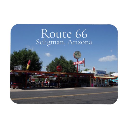 Route 66 America's Main Street Seligman Arizona Magneet (Horizontaal)