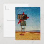 route 66 Amerikaans wegvervoer Uitnodiging Briefkaart (Voorkant / Achterkant)