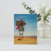 route 66 Amerikaans wegvervoer Uitnodiging Briefkaart (Staand voorkant)