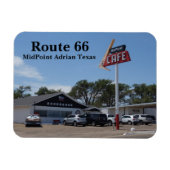 Route 66 Amerika's Main St. Adrian Texas MidPoint Magneet (Horizontaal)