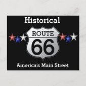 Route 66 -- Ansichtkaart Briefkaart (Voorkant)