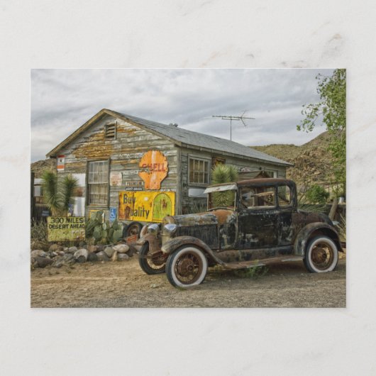 Route 66 Arizona Antiek shop Briefkaart (Voorkant)