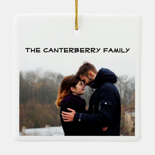 Route 66 Arizona General Store Waterverf Sjabloon Keramisch Ornament (Achterkant)